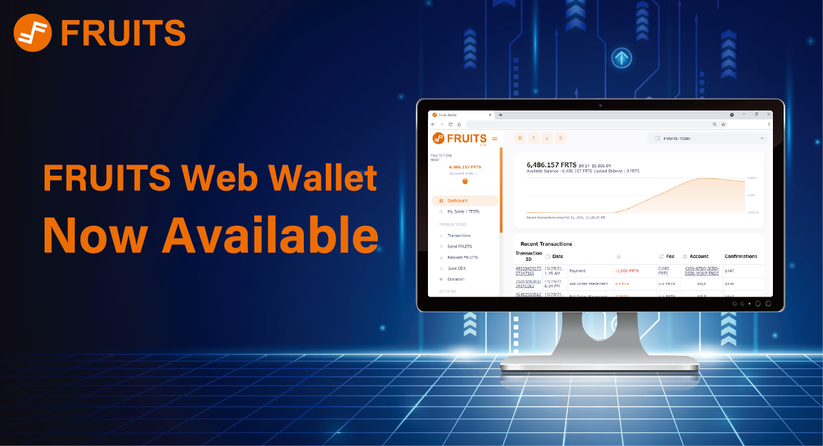 FRUITS Web Wallet Released!