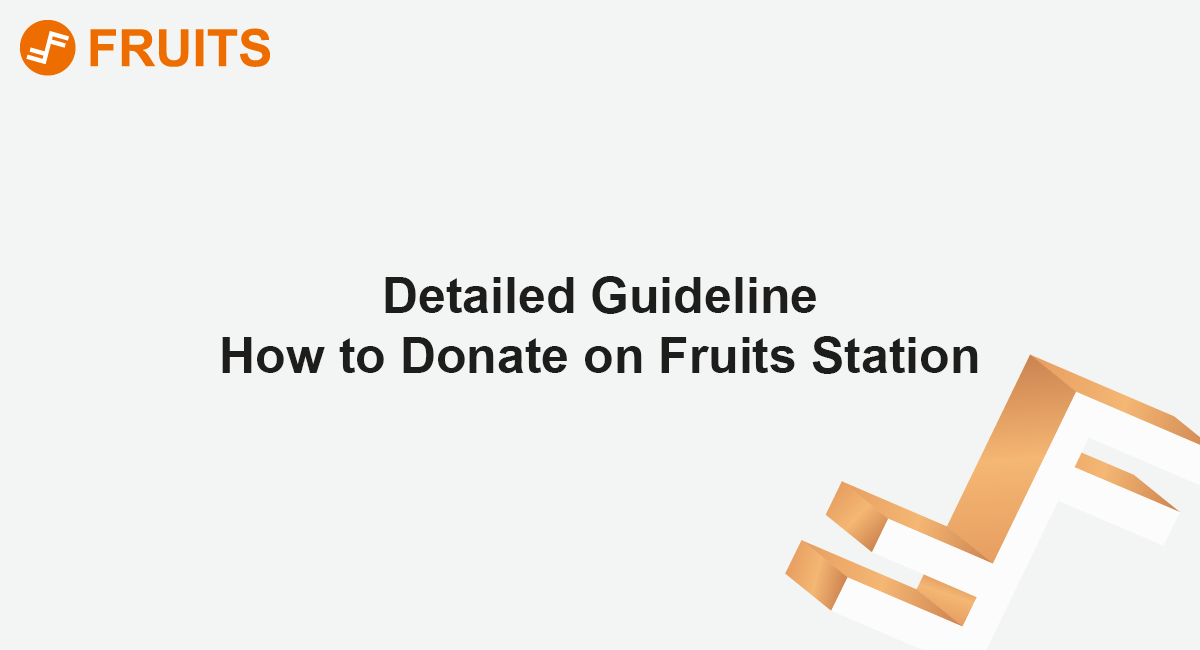 Fruits SDGs Station Donation Guideline